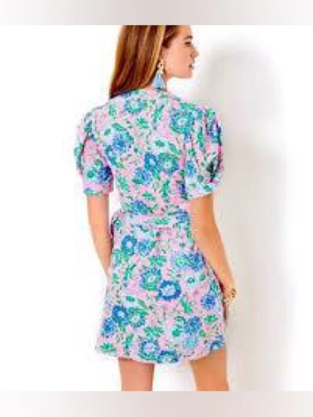 Lilly Pulitzer wrap dress romper